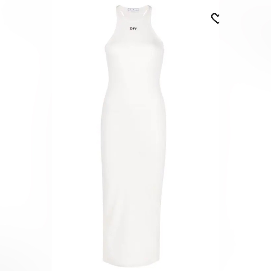 Off White Midi Dress
